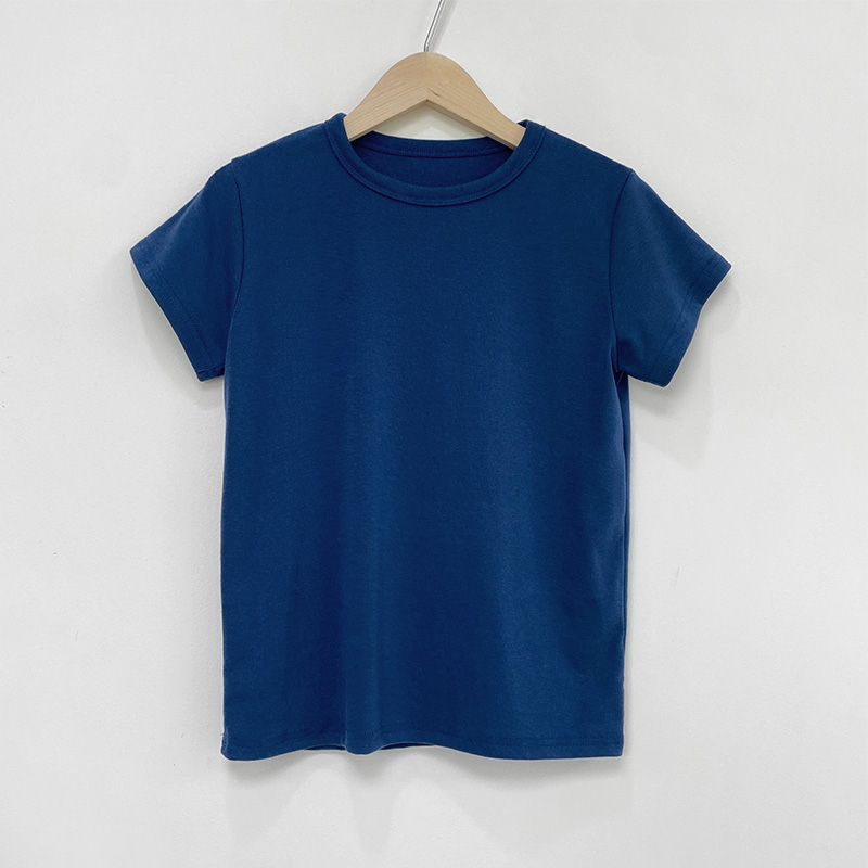 반팔 티셔츠 네이비블루 색상 이미지-S1L70
