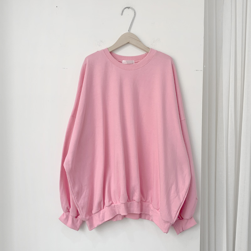 긴팔 티셔츠 핑크 색상 이미지-S1L51
