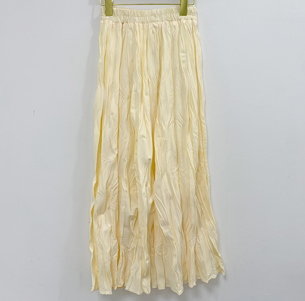 긴 드레스 아이보리 색상 이미지-S1L52